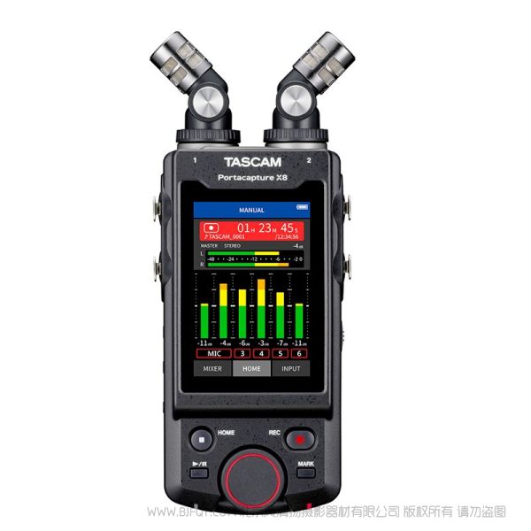 達(dá)斯冠 Tascam Portacapture X8 錄音機 1.32固件升級 說明書下載 使用手冊 pdf 免費 操作指南 如何使用 快速上手 