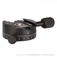 leofoto/徠圖 PAN-01 60毫米直徑加長旋鈕全景夾座，雅佳標準快裝