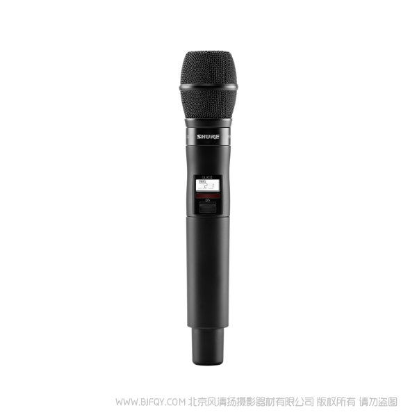 Shure 舒爾 QLXD2/KSM9 KSM9話筒配備QLXD2手持式發射機 QLX-D™數字無線系統之手持式無線發射機。 