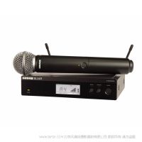 Shure 舒爾 BLX24R/SM58 帶SM58的無線機架式人聲系統(tǒng) 可安裝機柜 無線手持一拖一麥克風套包
